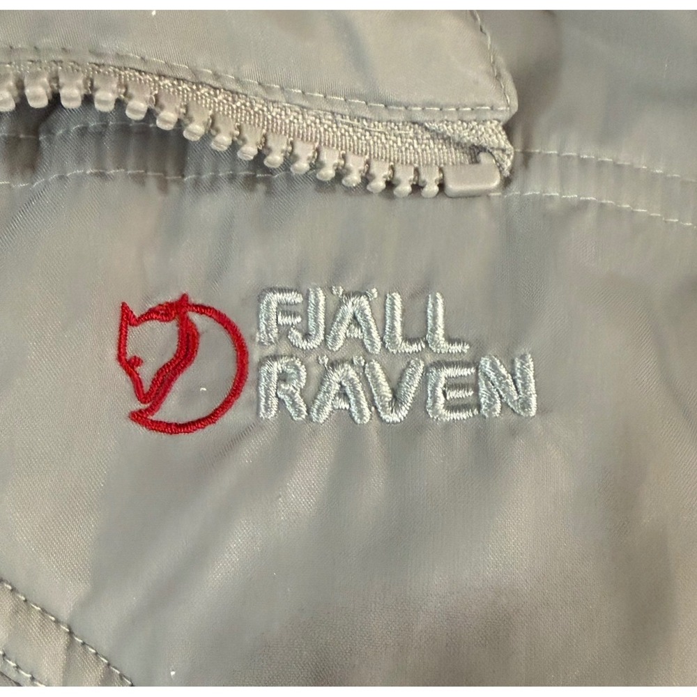 Fjallraven Keb Padded Jacket Women Size M Light Gray Insulated Trekking Gorpcore - Picture 5 of 8